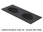 Plan vasque lavabo sur mesure : L 120 à 201 x P 40 à 51 cm, finition lisse mate, 10 couleurs au choix, Anti bactérien, résine Akrytan® teinté dans la masse, Livraison Offerte.