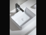 Vasque DRIOSIA 40 cm en céramique blanc brillant. Lavabo rectangulaire design à poser avec technologies UP-SLIM et UP-CLEAN. Livraison gratuite.