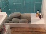 Plinthe en résine pour receveur de douche, Fabrication sur mesure Longueur de 60 à 210 cm, Hauteur de 5 à 20 cm - Livraison offerte