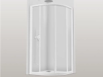 paroi douche quart de rond coulissante 75x75, 80x80 et 90x90, blanc