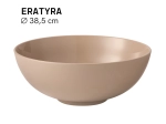 Vasque ERATYRA MACCHIATO ronde 38,5 cm en céramique. Design avec parois fines UP-SLIM. À poser, sans trop-plein. Livraison gratuite.